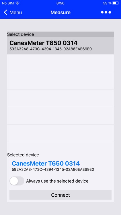 CanesMeter T650 screenshot-7