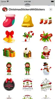 How to cancel & delete christmas stickers -wa message 1