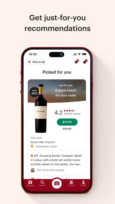 Vivino: 美味しいワインを手に入れましょうスクリーンショット