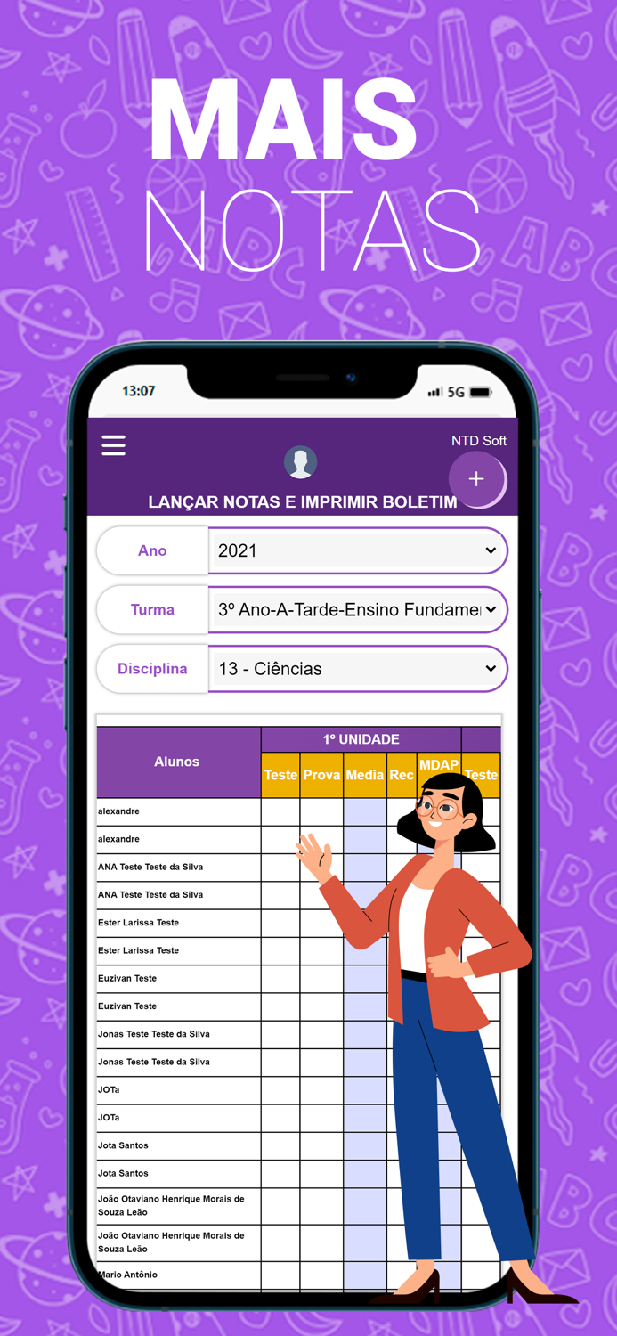 Portal do professor - NTD Soft