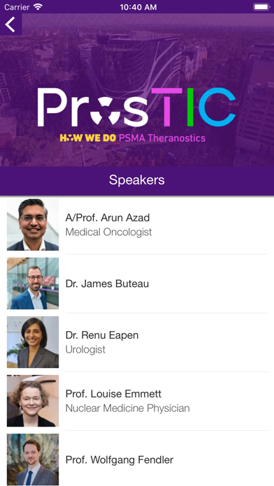 ProsTIC Preceptorship 2022 Screenshot