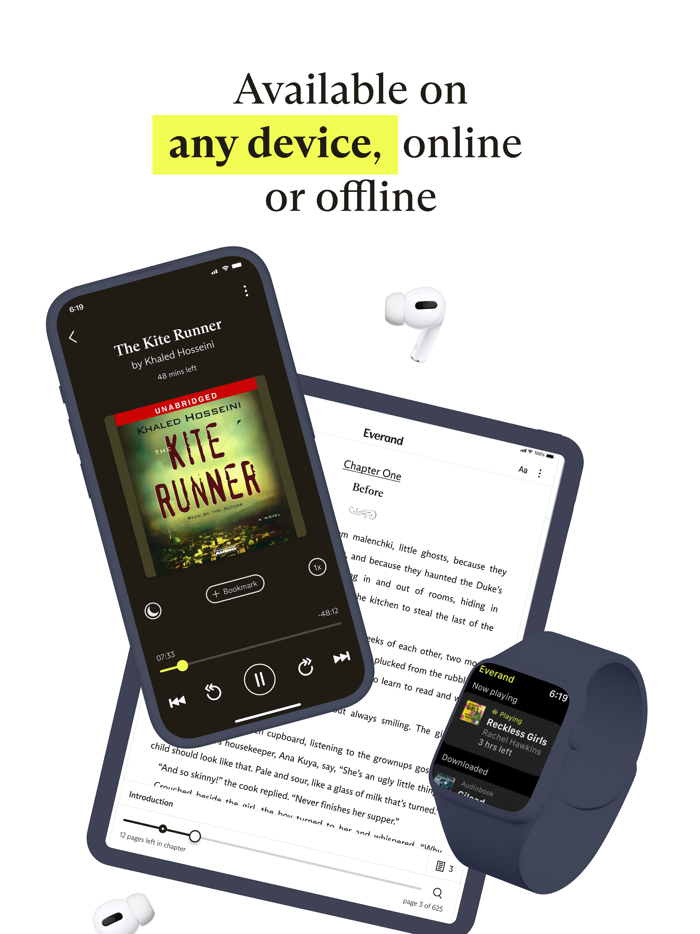 Everand Ebooks and audiobooks