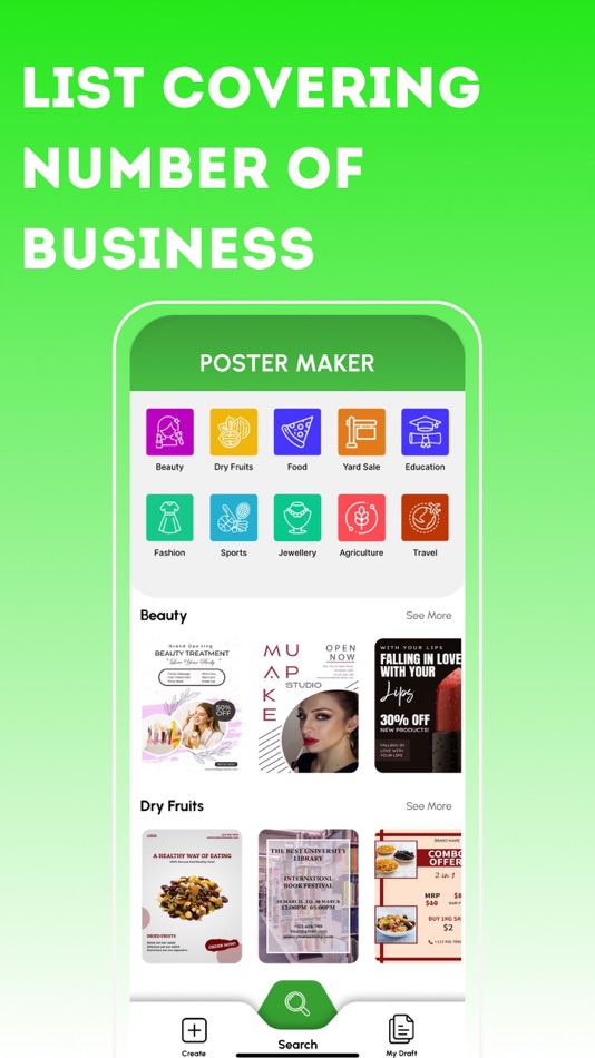 #2. Poster Maker and Flyer Creator (iOS) 由: Muhammad Rehan Khan