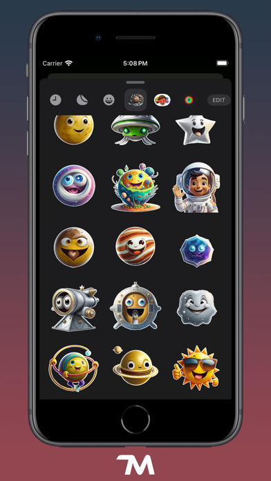 Screenshot #3 pour Space Faces Stickers