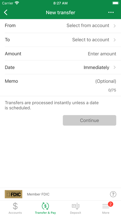 FF&M Bank Mobile Brownsdale Screenshot