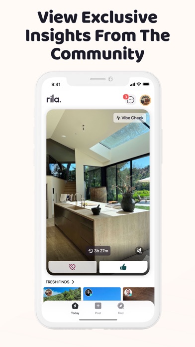 Rila • Social Home Discovery Screenshot