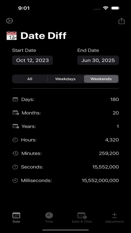 Date Time Diff - Calculator