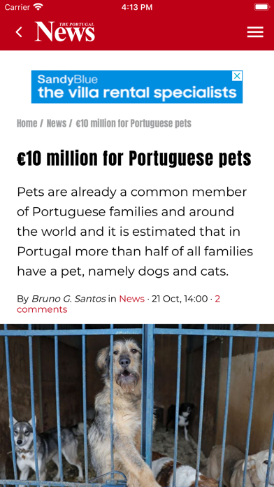 The Portugal News Screenshot