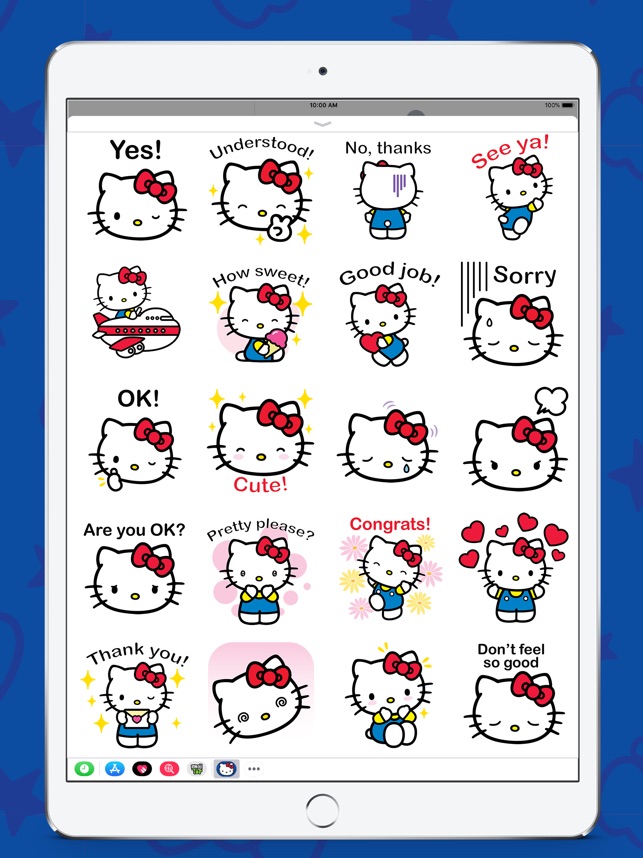 Hello Kitty Messaging Stickers de Store