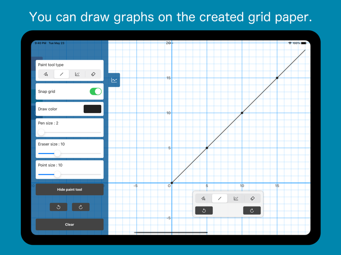Grid paper maker