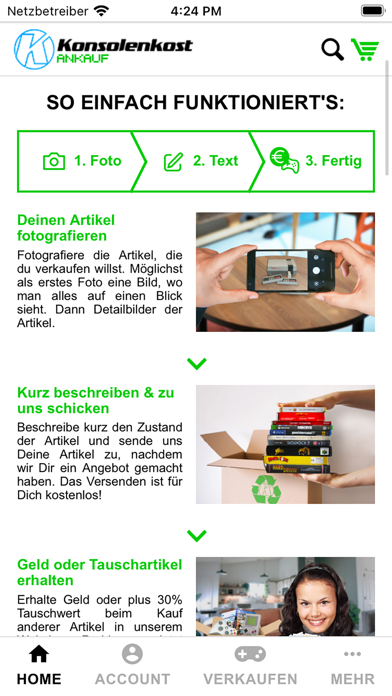 Konsolenkost - Games Ankauf Screenshot