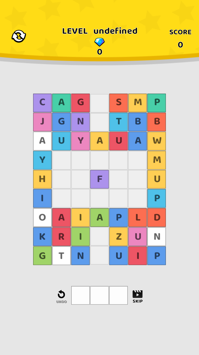 3 Letter 1 Word Match 3 Tiles