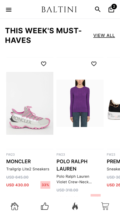Shop Baltini Screenshot