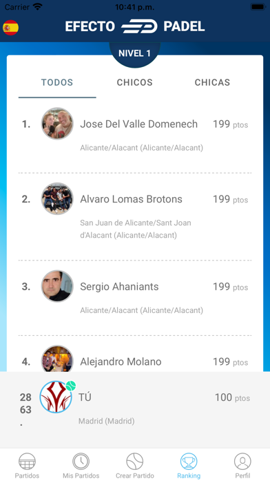Level Padel Screenshot