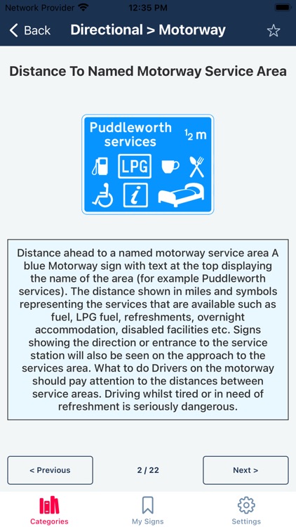 DVLA Driving Theory Road Signs