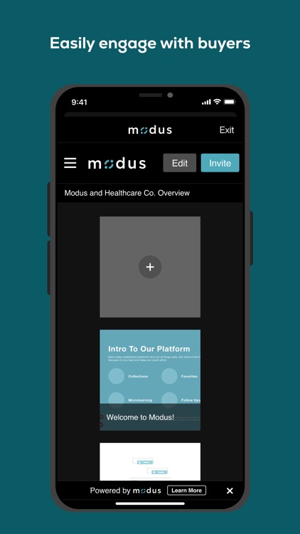 Modus: Sales Enablement