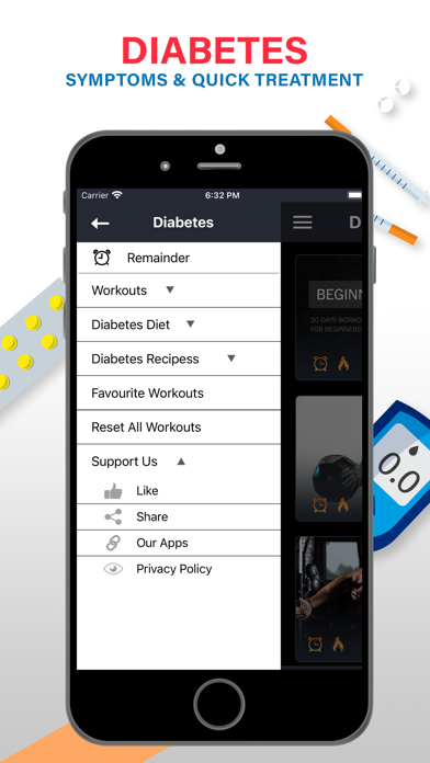Diabetes Workouts Blood Sugar Screenshot