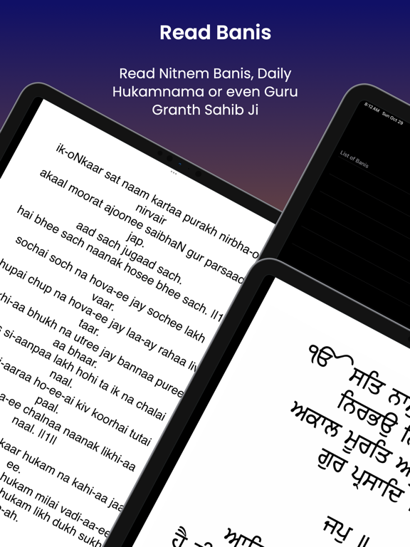 Audio Nitnem iPad screenshot 5 - Music app
