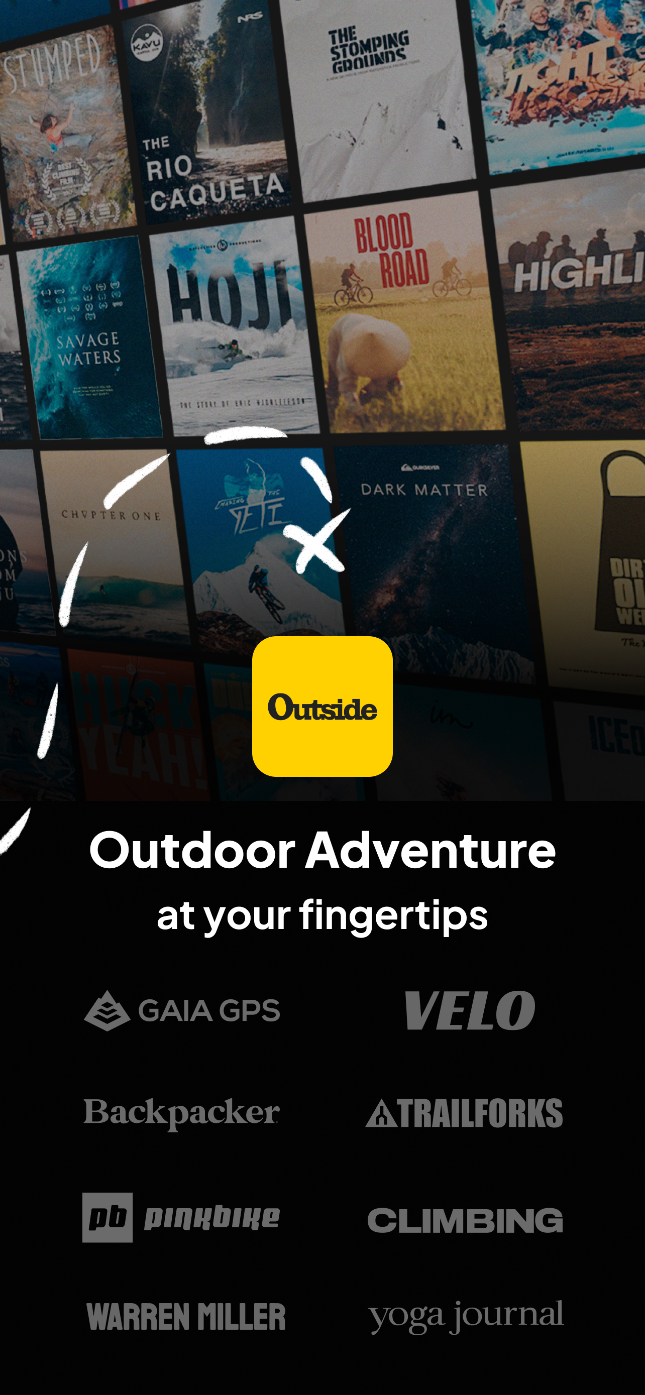 Outside