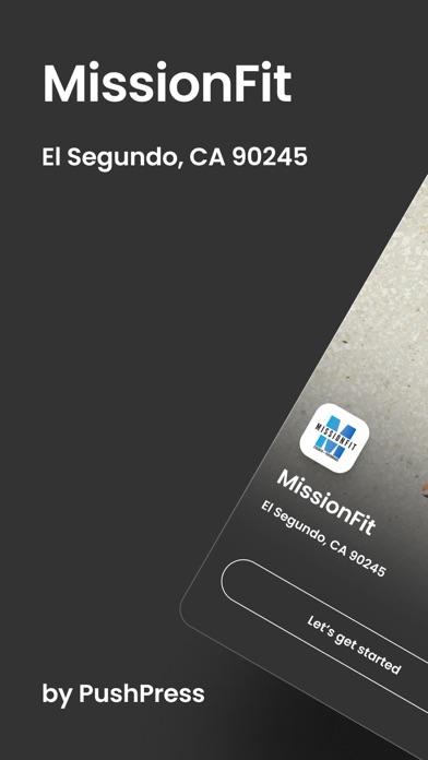 MissionFit Gym Screenshot