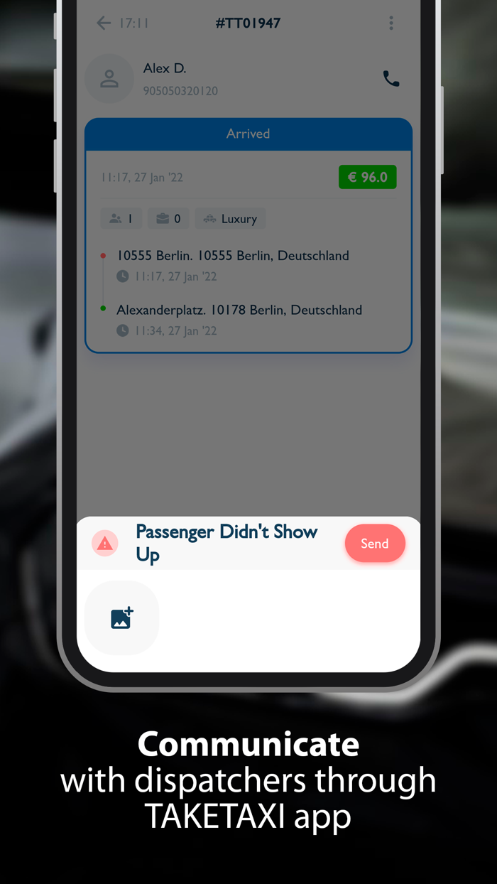 TakeTaxi Driver - Airport