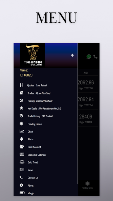 Tahmina Bullion Screenshot