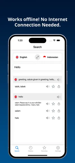 Game screenshot English Indonesian Dictionary+ mod apk