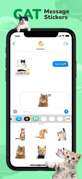 Game screenshot Message Stickers: cat emoticon hack