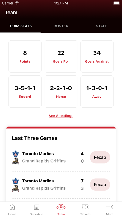 Grand Rapids Griffins Screenshot