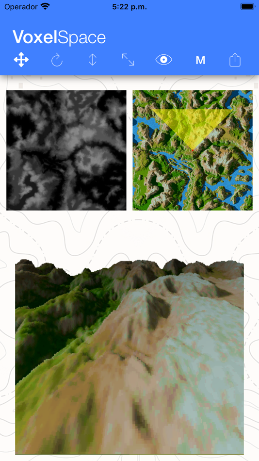 #1. VoxelSpace (iOS) 由: Ivan Cerra de Castro