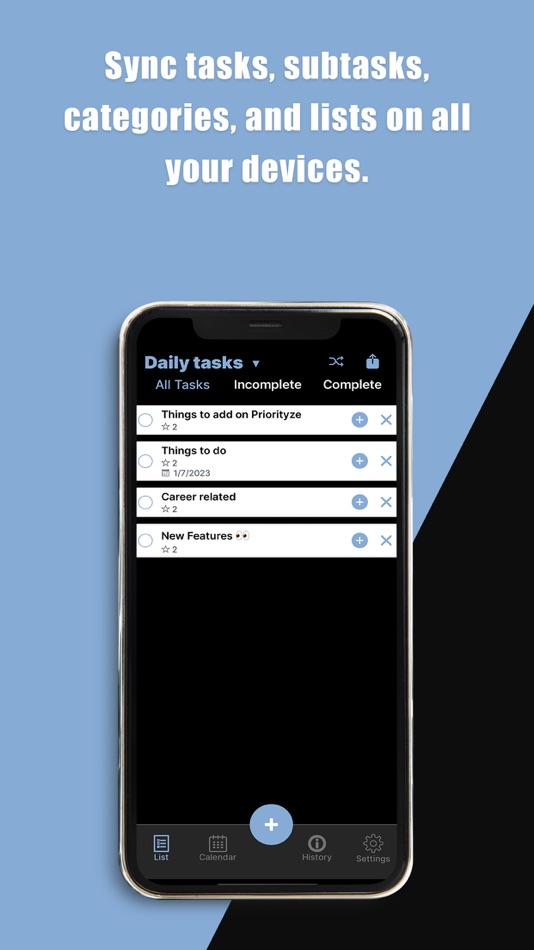 #1. Priorityze (iOS) Podle: Vinay Kumar