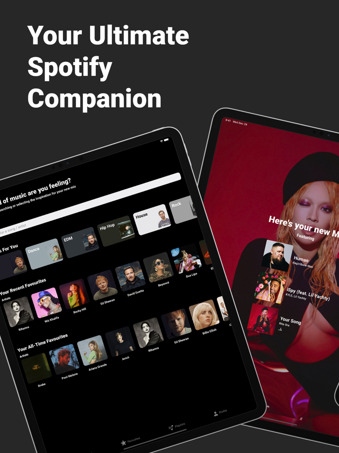 MIXR - Statistics for Spotify