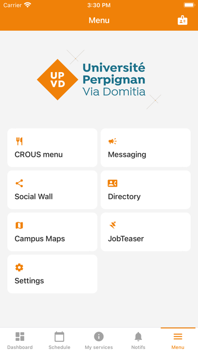 University of Perpignan Screenshot