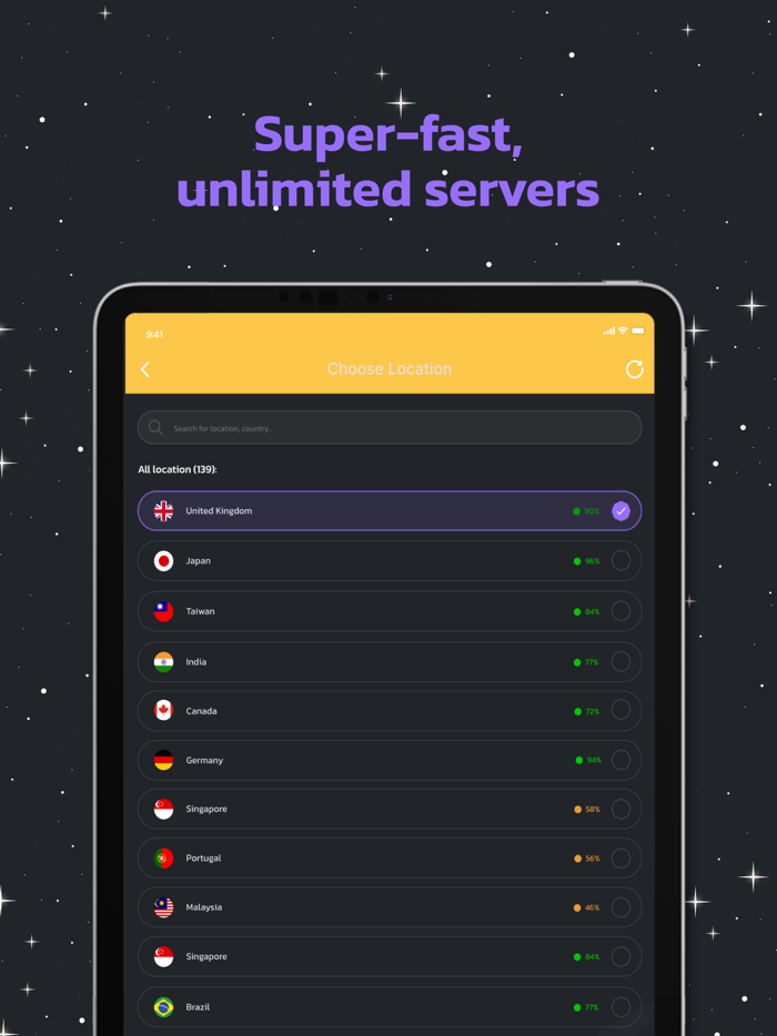 Stellar VPN Freedom Protect