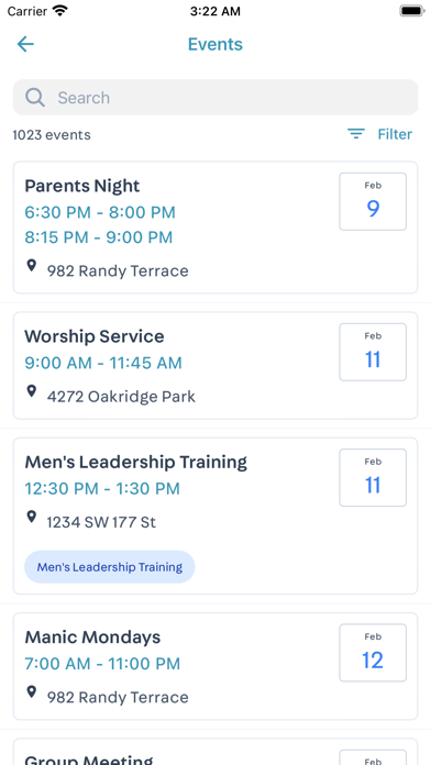 My One Church App Screenshot