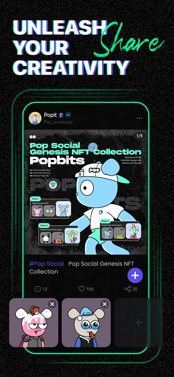 Pop Social Web3 Create and Earn