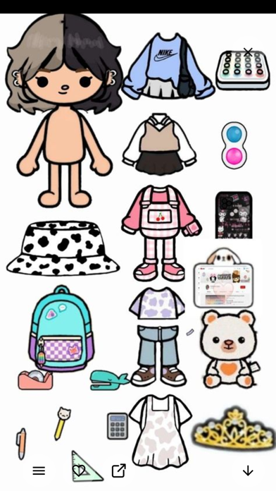 Toca Dress up Avatar Wallpaper Screenshot