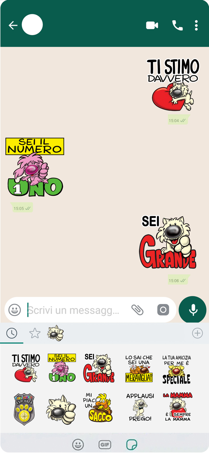 Stickers Amici Cucciolotti