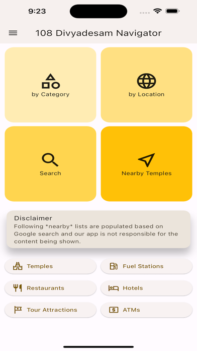 108 Divyadesam Navigator Screenshot