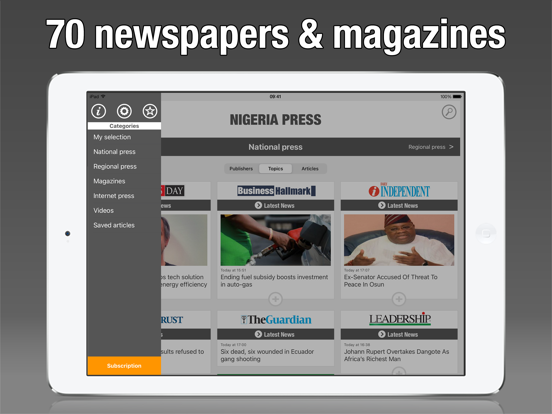 Screenshot #5 pour Nigeria Press