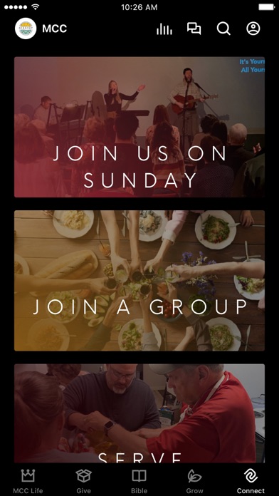 Mission Community Church App Screenshot