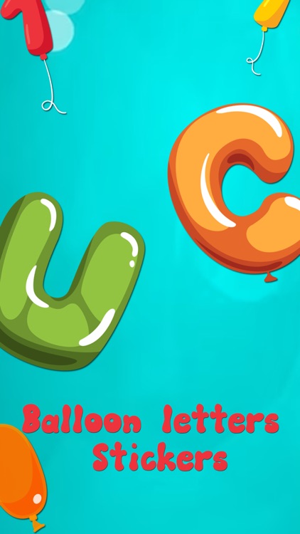 Balloon Letters Sticker