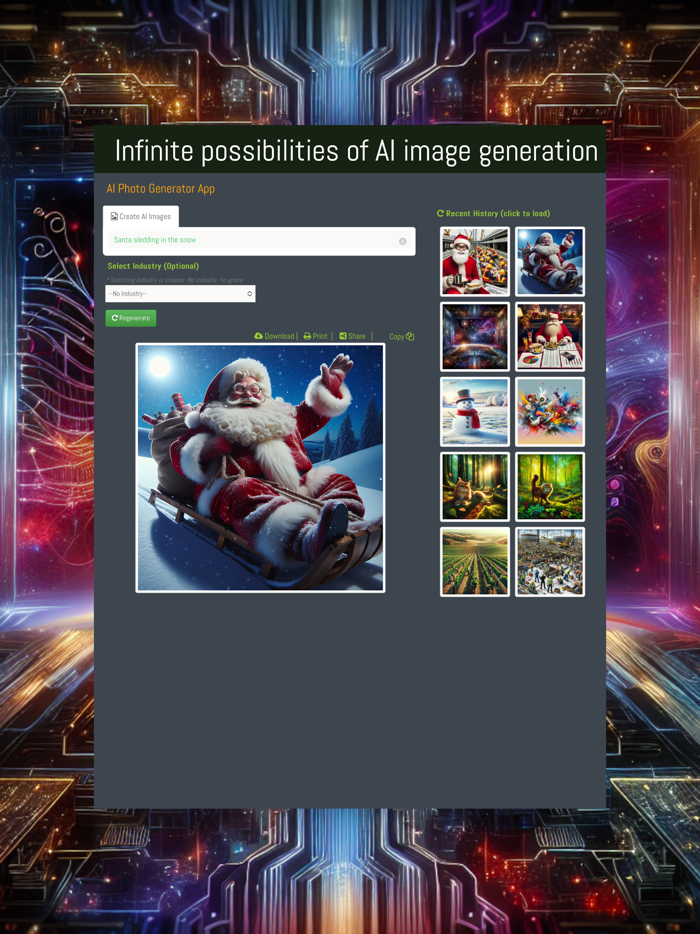 AI Photo Generator App