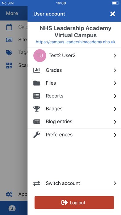 NHS Leadership Academy Screenshot