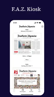 f.a.z. kiosk - app zur zeitung problems & solutions and troubleshooting guide - 1