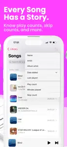 Song Infos - your music stats screenshot #4 for iPhone
