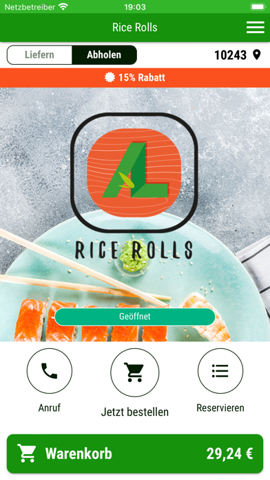 Rice Rolls Berlin Screenshot