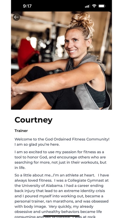 God Ordained Fitness Screenshot