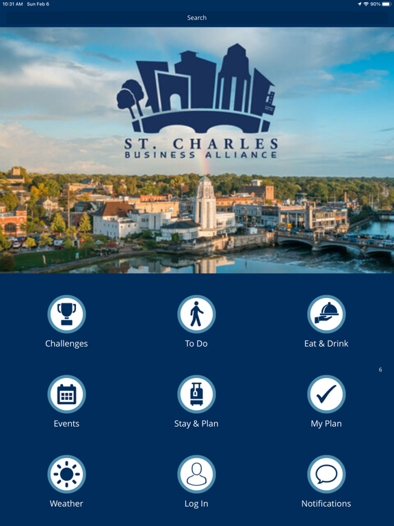 Travel St. Charles iPad screenshot 1 - Travel app