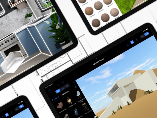 Live Home 3D Pro: House Design iPad app afbeelding 2